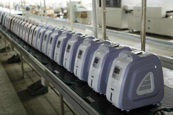 열정산 시스템 헤파필터와 요금 1 ~ 3L 가지고 다닐 수 있는 산소 농축기 가습기를 흘리세요