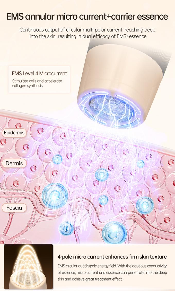 최신 4극 EMS 자동 혈청 어플리케이터 하이드라 펜 H5 페이스 스킨 더마 마이크로니들링 펜 에센스 콜라겐 재생 4